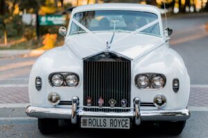 Classic Rolls Royce VIP Wedding transportation